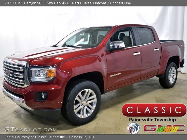 2020 GMC Canyon SLT Crew Cab 4x4 in Red Quartz Tintcoat