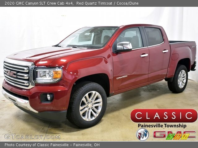 2020 GMC Canyon SLT Crew Cab 4x4 in Red Quartz Tintcoat