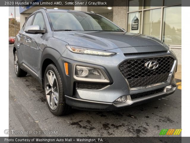 2020 Hyundai Kona Limited AWD in Sonic Silver