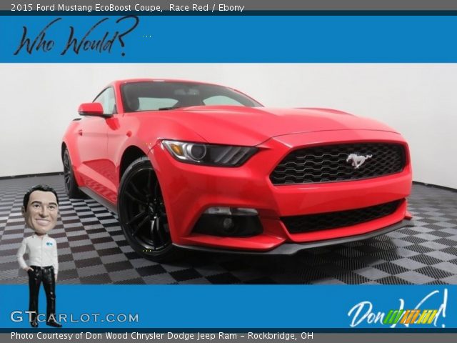 2015 Ford Mustang EcoBoost Coupe in Race Red