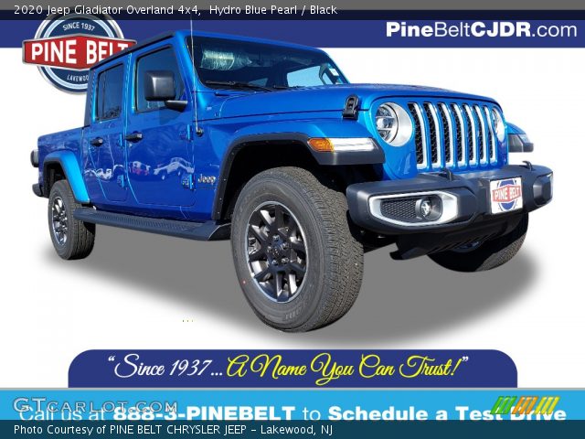 2020 Jeep Gladiator Overland 4x4 in Hydro Blue Pearl