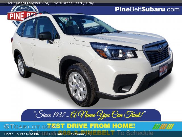 2020 Subaru Forester 2.5i in Crystal White Pearl