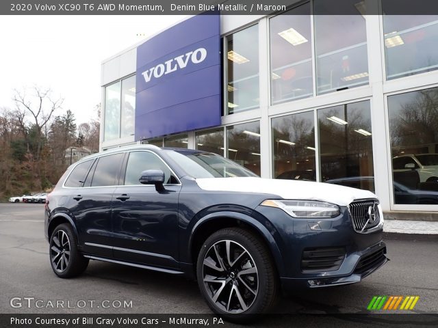 2020 Volvo XC90 T6 AWD Momentum in Denim Blue Metallic