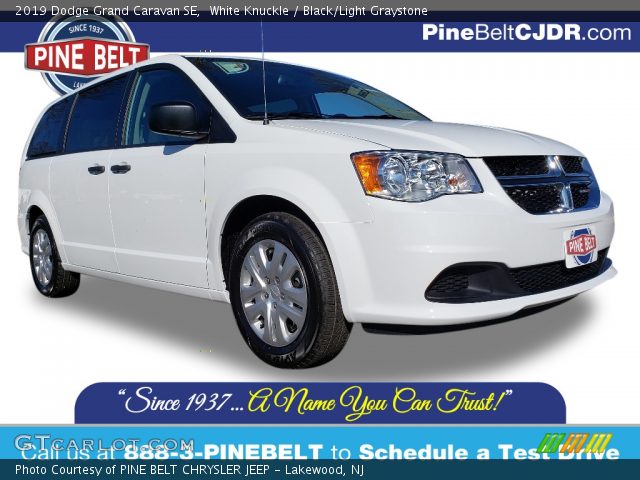 2019 Dodge Grand Caravan SE in White Knuckle