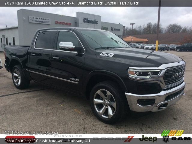 2020 Ram 1500 Limited Crew Cab 4x4 in Diamond Black Crystal Pearl