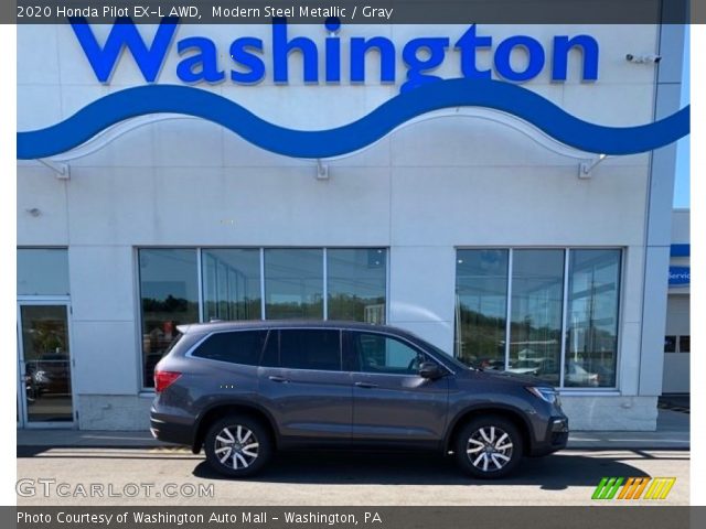 2020 Honda Pilot EX-L AWD in Modern Steel Metallic