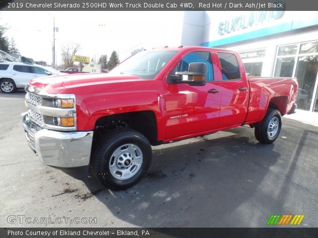 2019 Chevrolet Silverado 2500HD Work Truck Double Cab 4WD in Red Hot