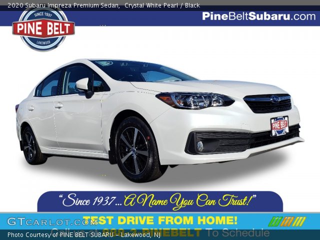 2020 Subaru Impreza Premium Sedan in Crystal White Pearl