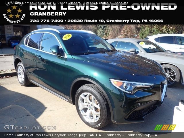 2019 Alfa Romeo Stelvio AWD in Verde Visconti (Green) Metallic