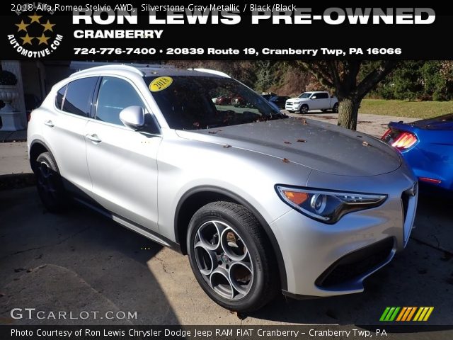 2018 Alfa Romeo Stelvio AWD in Silverstone Gray Metallic