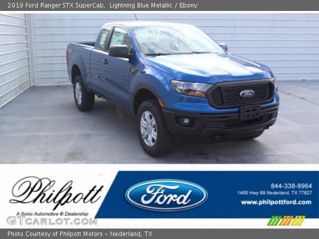 2019 Ford Ranger STX SuperCab in Lightning Blue Metallic