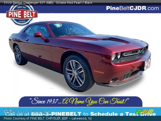 2019 Dodge Challenger SXT AWD in Octane Red Pearl