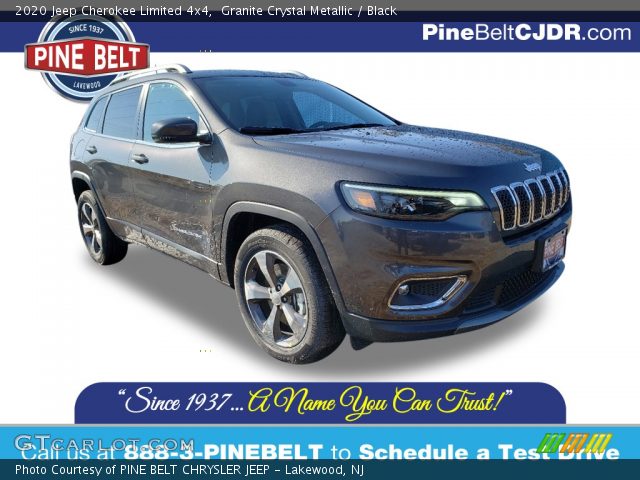 2020 Jeep Cherokee Limited 4x4 in Granite Crystal Metallic