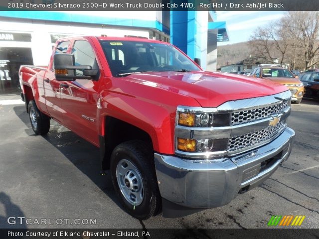 2019 Chevrolet Silverado 2500HD Work Truck Double Cab 4WD in Red Hot