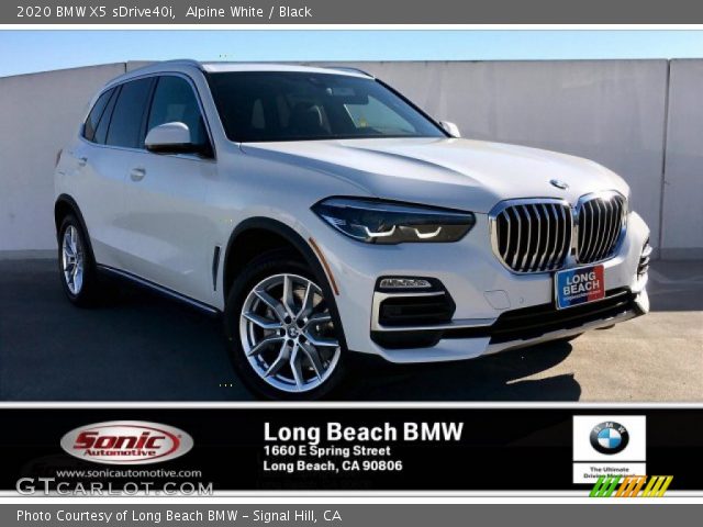 2020 BMW X5 sDrive40i in Alpine White