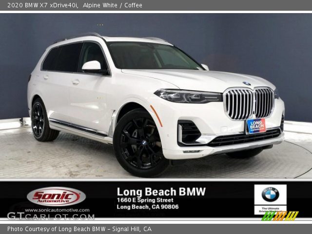 2020 BMW X7 xDrive40i in Alpine White