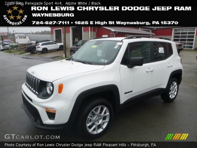 2019 Jeep Renegade Sport 4x4 in Alpine White