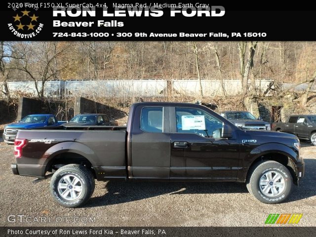 2020 Ford F150 XL SuperCab 4x4 in Magma Red