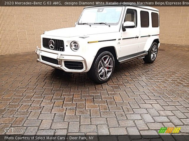 2020 Mercedes-Benz G 63 AMG in designo Diamond White Metallic