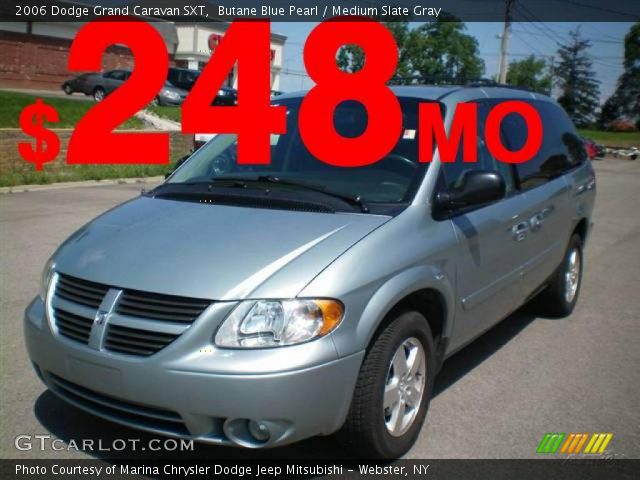 2006 Dodge Grand Caravan SXT in Butane Blue Pearl