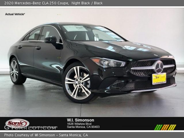 2020 Mercedes-Benz CLA 250 Coupe in Night Black