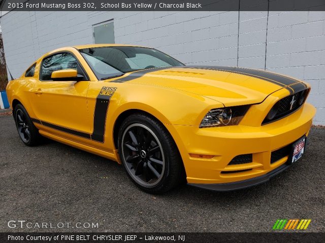 2013 Ford Mustang Boss 302 in School Bus Yellow