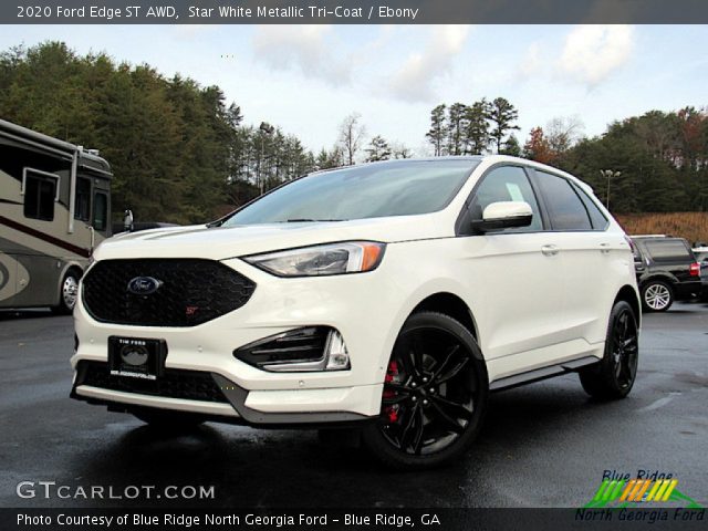 2020 Ford Edge ST AWD in Star White Metallic Tri-Coat