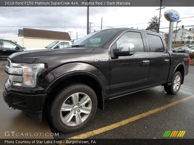 2019 Ford F150 Platinum SuperCrew 4x4 in Magma Red