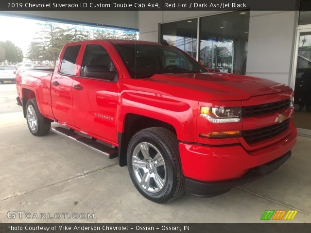 2019 Chevrolet Silverado LD Custom Double Cab 4x4 in Red Hot