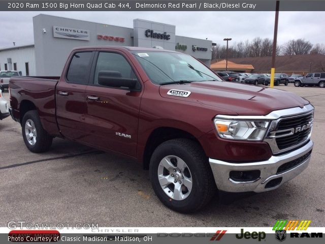 2020 Ram 1500 Big Horn Quad Cab 4x4 in Delmonico Red Pearl