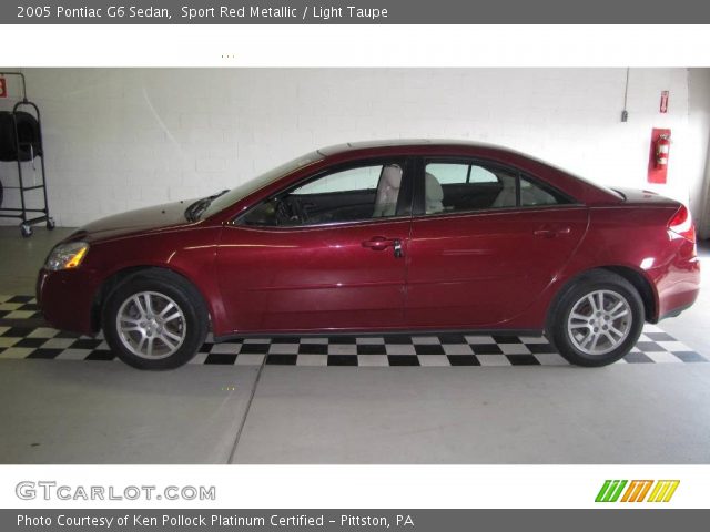 2005 Pontiac G6 Sedan in Sport Red Metallic