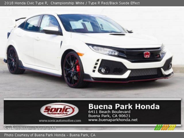 2018 Honda Civic Type R in Championship White