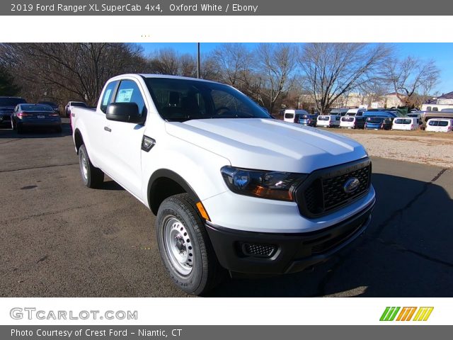 2019 Ford Ranger XL SuperCab 4x4 in Oxford White