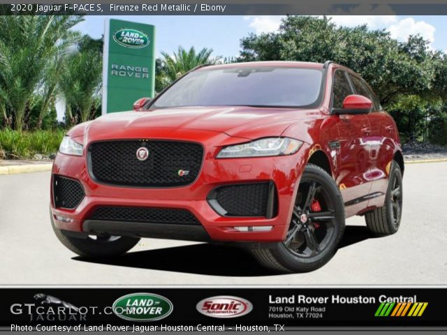 2020 Jaguar F-PACE S in Firenze Red Metallic