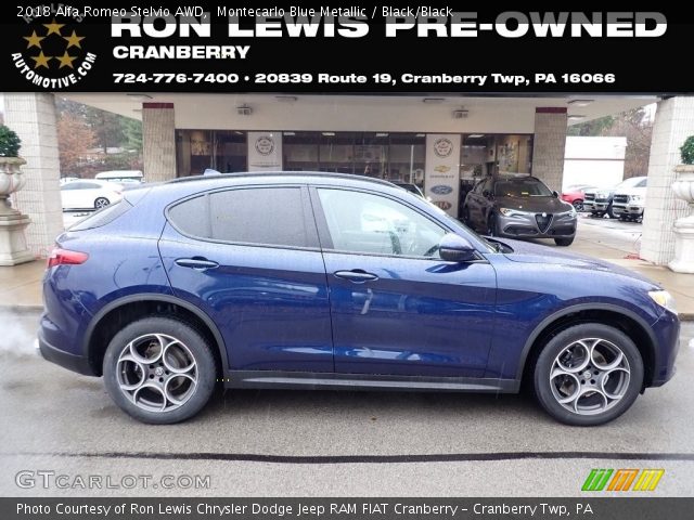 2018 Alfa Romeo Stelvio AWD in Montecarlo Blue Metallic