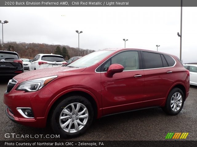 2020 Buick Envision Preferred AWD in Chili Red Metallic