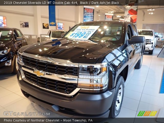 2019 Chevrolet Silverado LD WT Double Cab 4x4 in Black
