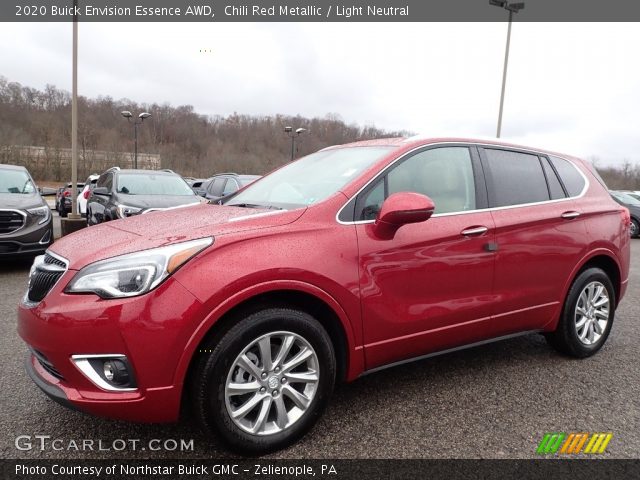 2020 Buick Envision Essence AWD in Chili Red Metallic