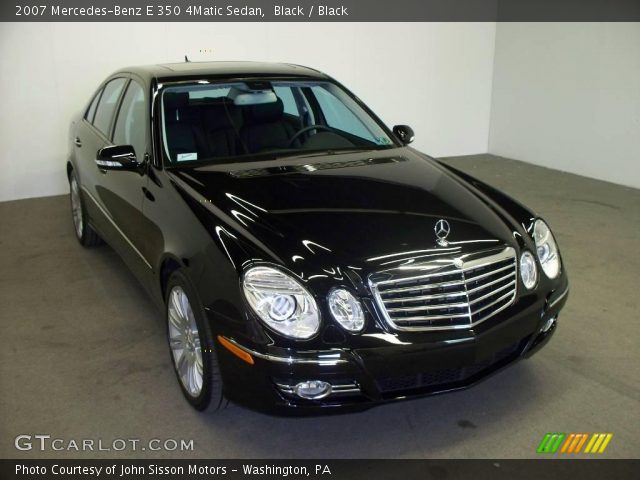 2007 Mercedes-Benz E 350 4Matic Sedan in Black