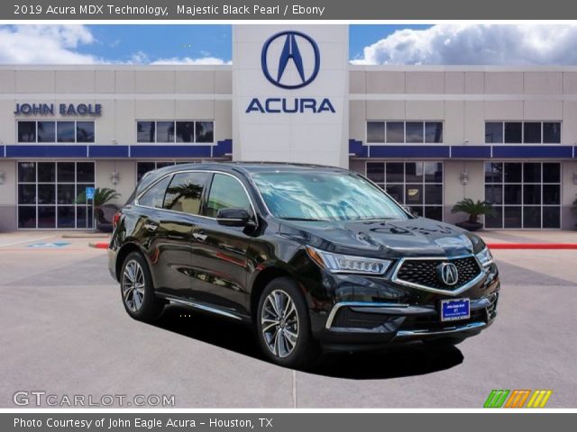 2019 Acura MDX Technology in Majestic Black Pearl
