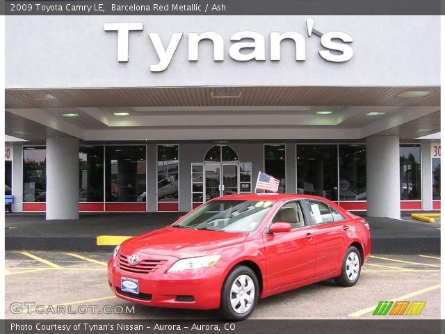 2009 Toyota Camry LE in Barcelona Red Metallic