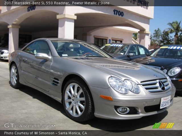 2007 Mercedes-Benz SL 550 Roadster in Pewter Metallic