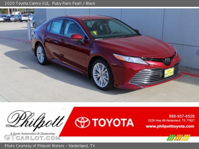 2020 Toyota Camry XLE in Ruby Flare Pearl