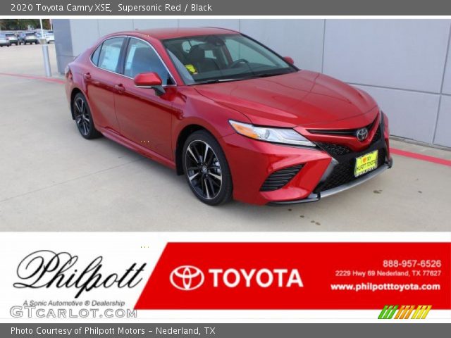 2020 Toyota Camry XSE in Supersonic Red