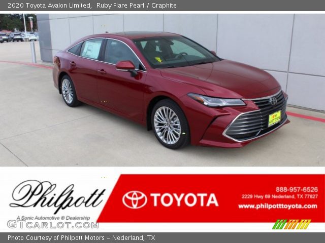 2020 Toyota Avalon Limited in Ruby Flare Pearl
