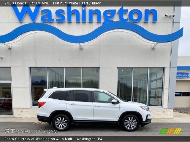 2020 Honda Pilot EX AWD in Platinum White Pearl