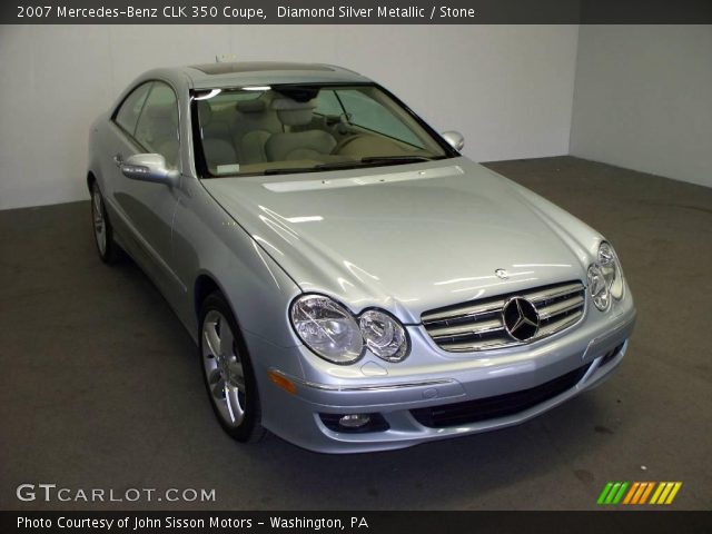 2007 Mercedes-Benz CLK 350 Coupe in Diamond Silver Metallic