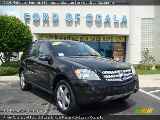 2008 Mercedes-Benz ML 350 4Matic in Obsidian Black Metallic