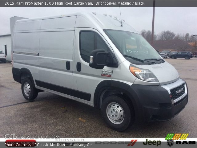 2019 Ram ProMaster 1500 High Roof Cargo Van in Bright Silver Metallic