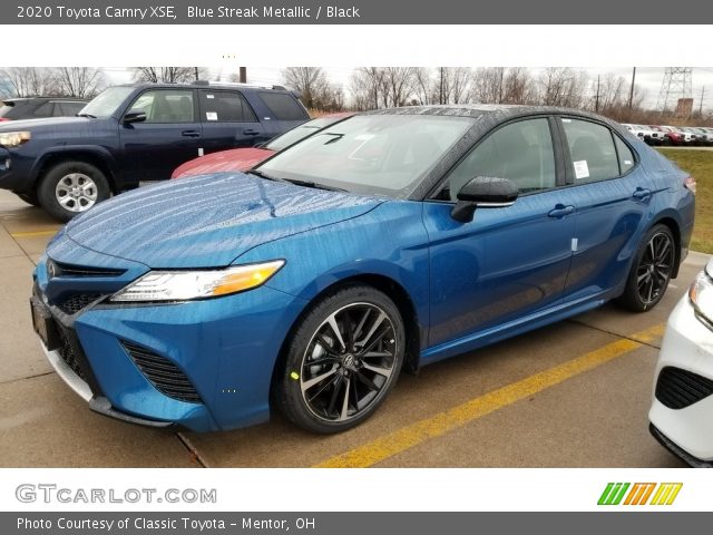 2020 Toyota Camry XSE in Blue Streak Metallic